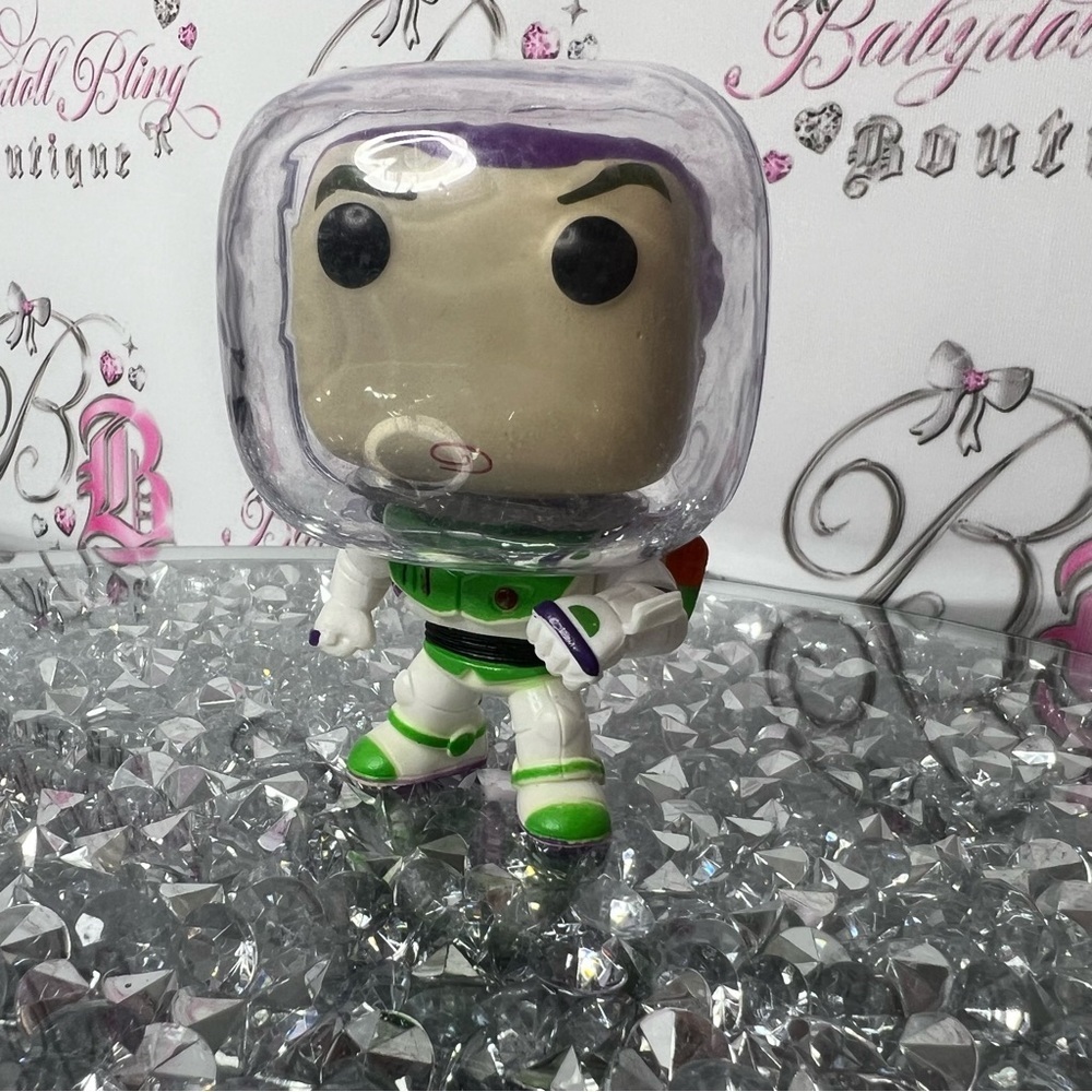 Funko pop buzz light year action figure out of box Disney movie character